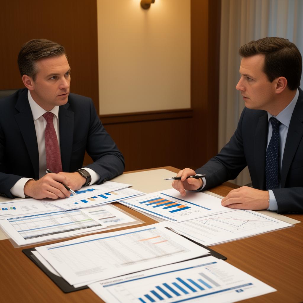 UK business owner reviewing valuation drivers with a strategic partner