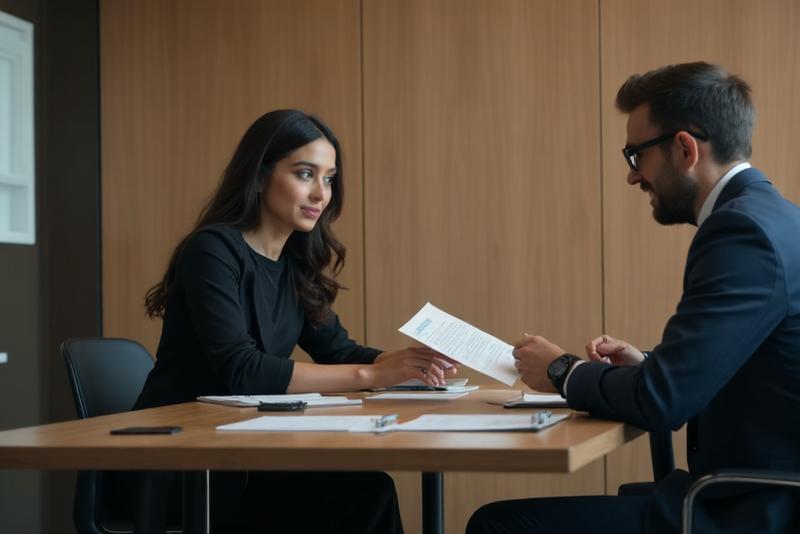 Founder discussing business valuation and partner support in a confidential meeting