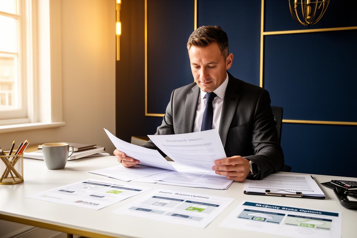 UK SME founder learning who buys minority and majority stakes in businesses